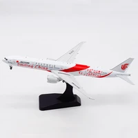 1400 model aircraft international airliner b777 300er b 2035 smiling china diecast alloy airplane toy collection display