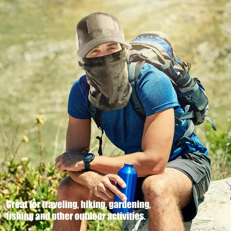 Гетры для шеи мужчин летние банданы с защитой от ультрафиолета охотничий щиток