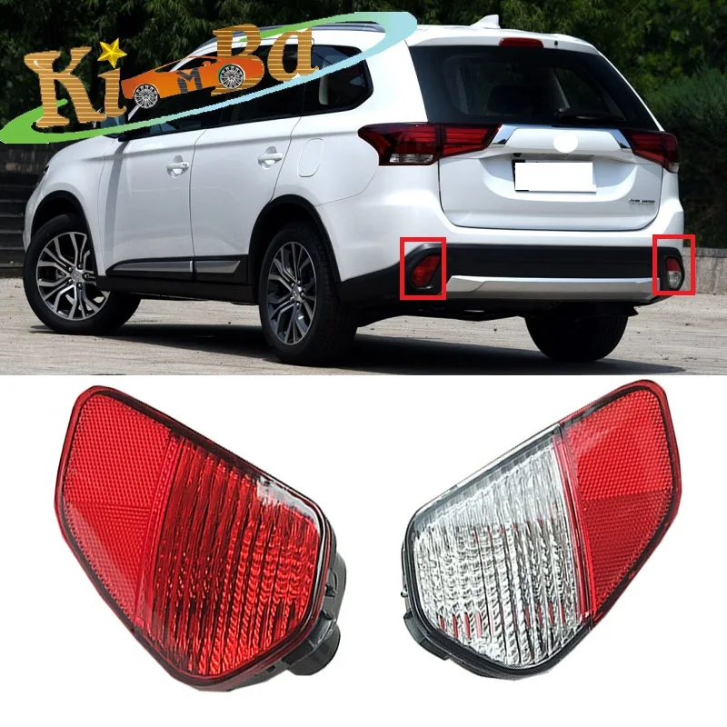 

KIMBA Rear bumper light rear fog light Rear reflector lamp taillight No bulb For Mitsubishi Outlander 2016-18 8337A137 8337A136