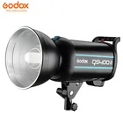 Профессиональный студийный стробоскоп Godox QS400II 400Ws, цветовая температура 5600K со встроенной беспроводной системой X 2,4G и передатчиком X1T