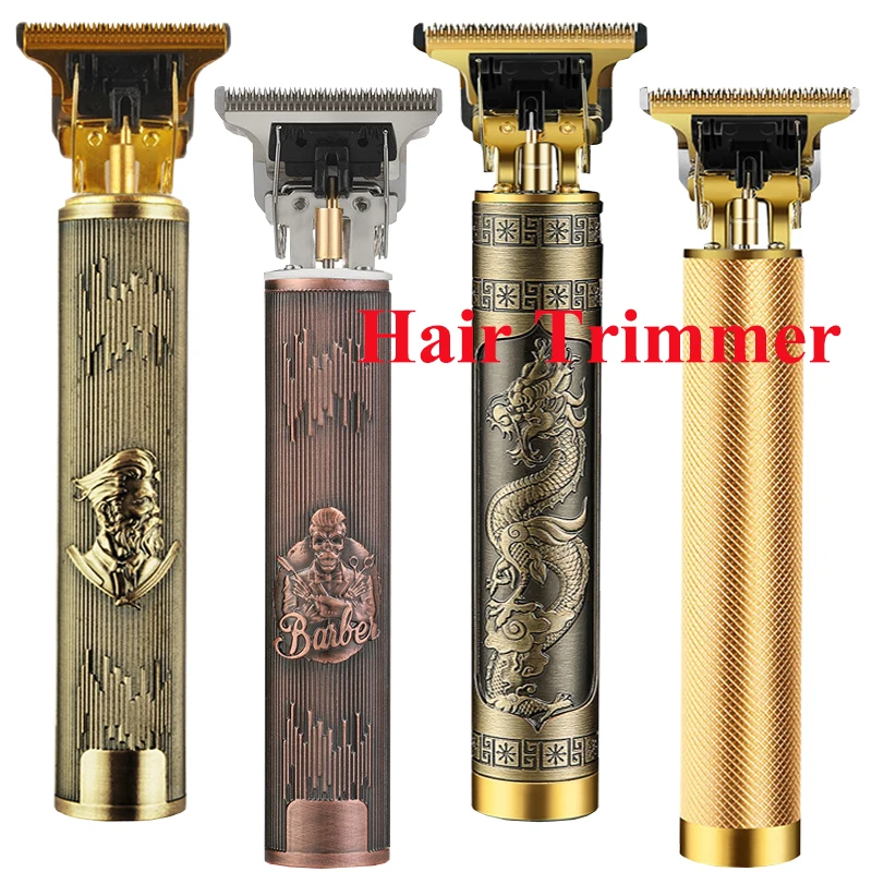 

Новинка 2022, мужской парикмахерский Ретро триммер для волос T9, Беспроводная Машинка для стрижки волос, мужской триммер для бороды, профессио...