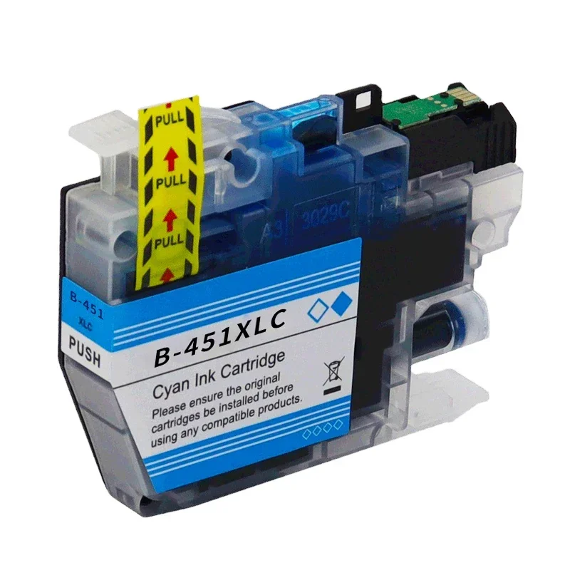 LC451 LC451XL Совместимый картридж InkJet для принтера Brother DCP-J1050DW DCP-J1140DW MFC-J1010DW высокая