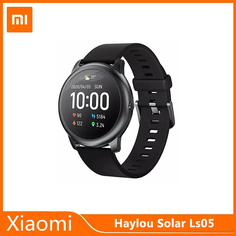 

xiaomi youpin Haylou Solar LS05 Smart Watch Sport Metal Heart Rate Sleep Monitor IP68 Waterproof iOS Android Global Version