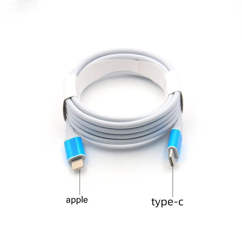 

1M 18W USB Type-C To Iphone Cable For IPhone 12 Pro Max PD Quick Charge USB C Charging Cable For IPhone 12 11 Pro