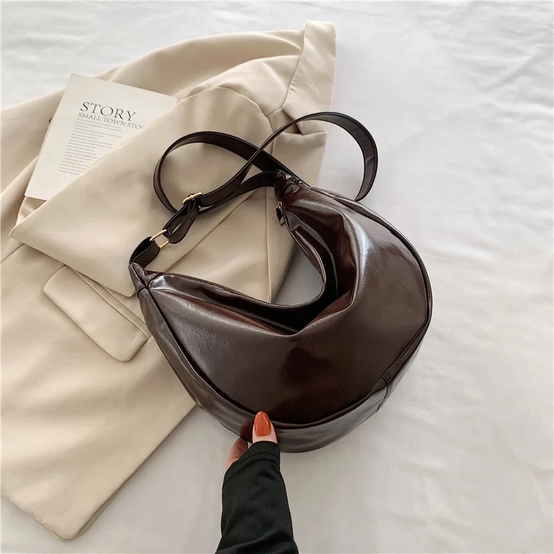 

Модная женская сумка на плечо, вместительные дизайнерские Роскошные дамские дорожные сумки-Хобо через плечо