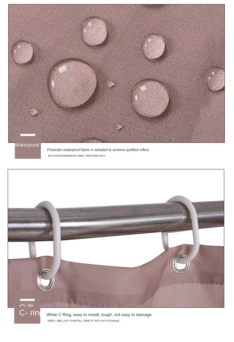 luxury waterproof fabric shower curtain ruffle pink white gray thick bathroom curtain for bathtub with hooks princess decoration free global shipping