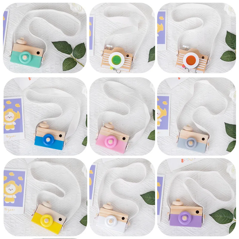 

Baby Montessori Wooden Toy Camera Brain Game Creative Decoration Creative Decoration Education Educational Toy Foy Children Gift