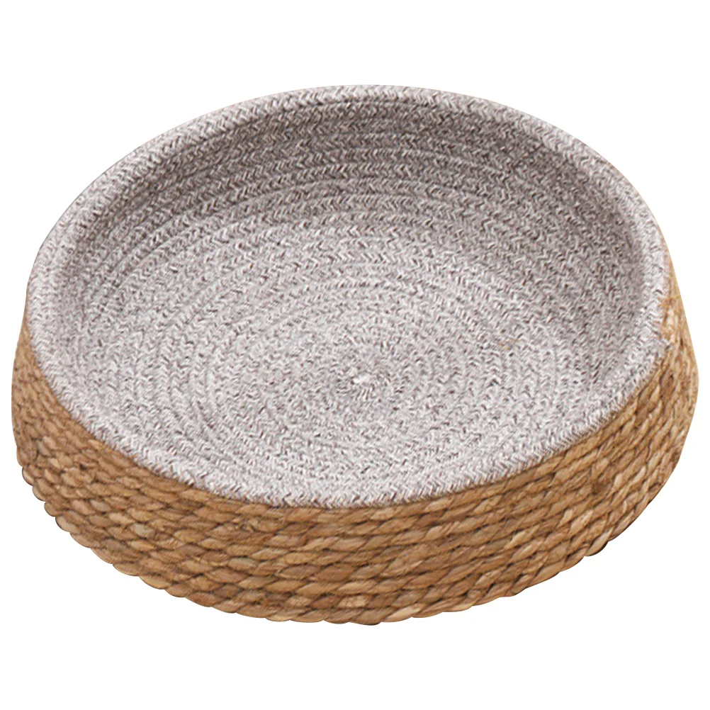 

Pet Small Dog Bed Comfortable Dog Nest Pad Dog Sleeping Bed Woven Cat Nest Bed