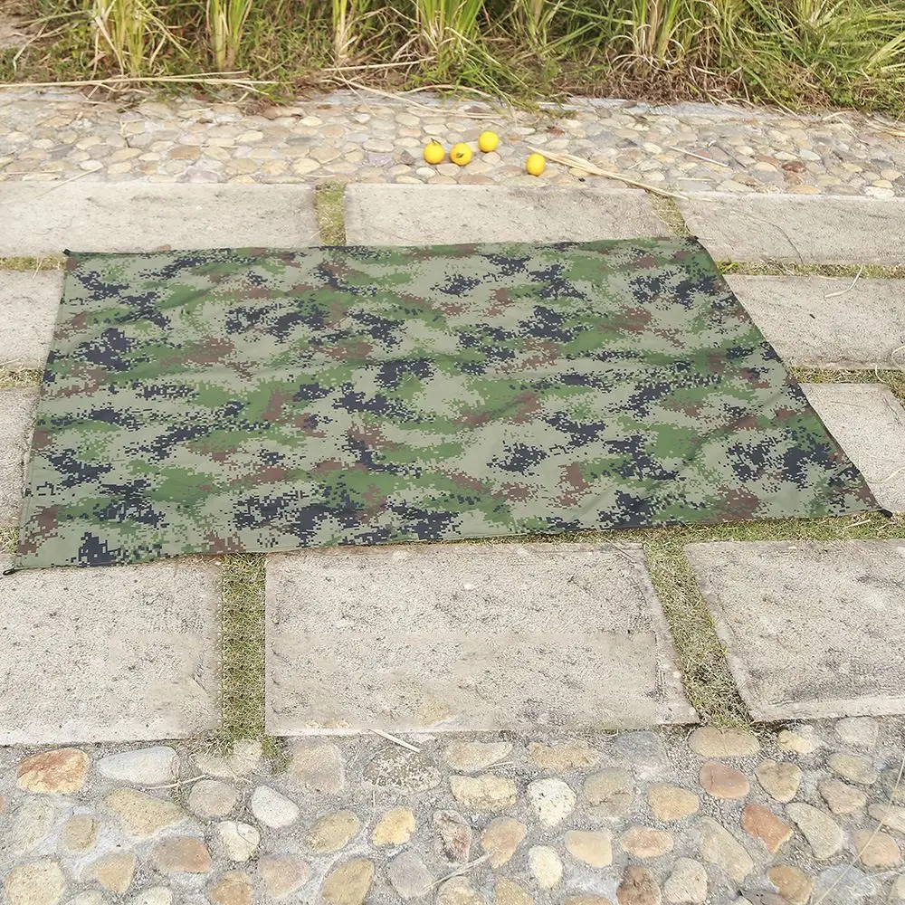 

Portable Tarp Waterproof Camouflage Ultralight Beach Awning Tent Mat Sun Shelter Rain Shelter