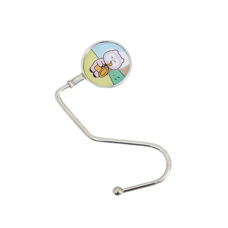 

1PCS Portable Folding Bag Hook Hanger Purse Handbag Holders Foldable Table Hook Women Handbag Organizer Office Desk Side hook