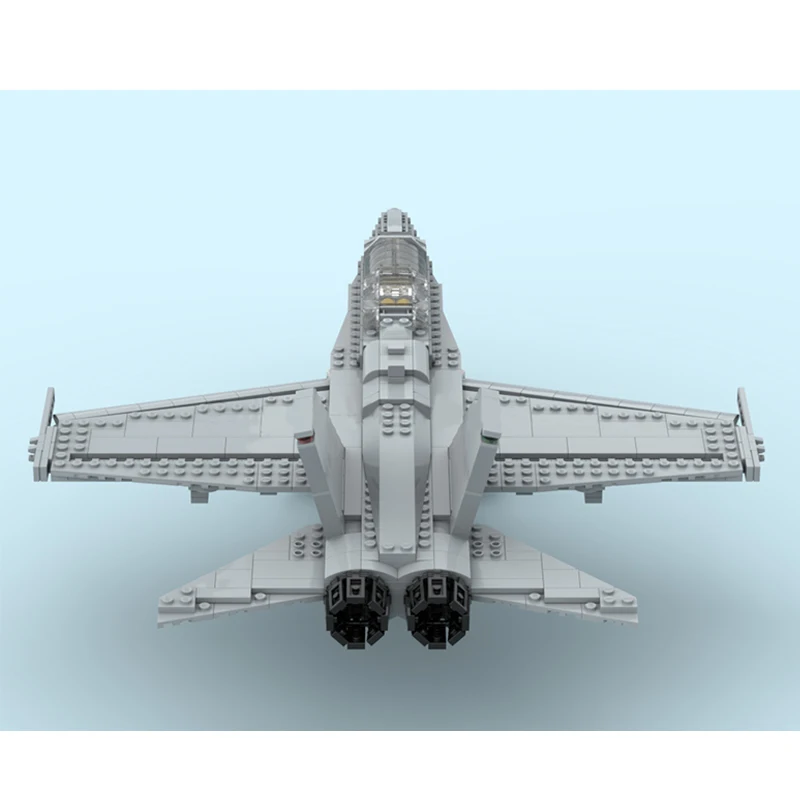 Фигурный самолёт F/A 18D Hornet боевой реактивный самолет военный moc здание USAF морская