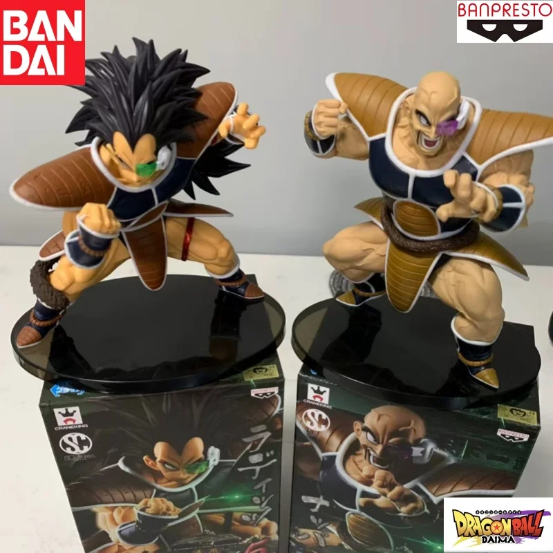 Фото Оригинальная фигурка Bandai Banpresto Dragon Ball: Радитц и Наппа, модель для сборки, новая, в коробке, подарок №3