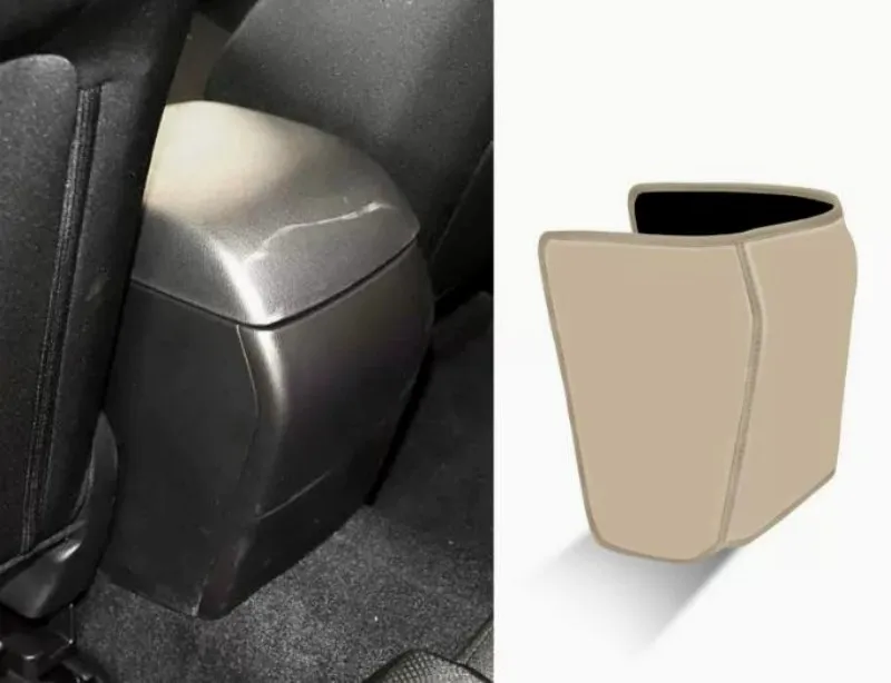 

Задний подлокотник автомобиля, противоударная накладка для Mazda 3 Axela 2014 2015 2016 2017 2018, кожаный защитный чехол из микрофибры, аксессуары