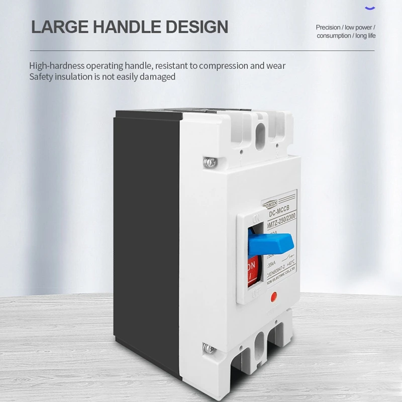 

TOMZN 2P DC 600V DC Solar Molded Case Circuit Breaker MCCB Overload Protection Switch Protector For Solar Photovoltaic PV