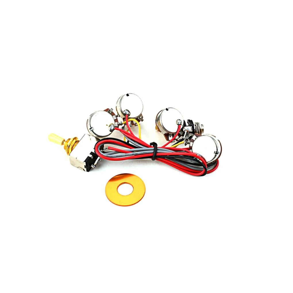 

Switch Electric Guitar Wiring Harness Kit Tone Part for Guitars Toggle Replaced Parts Repairing Tools Fittings Supplies