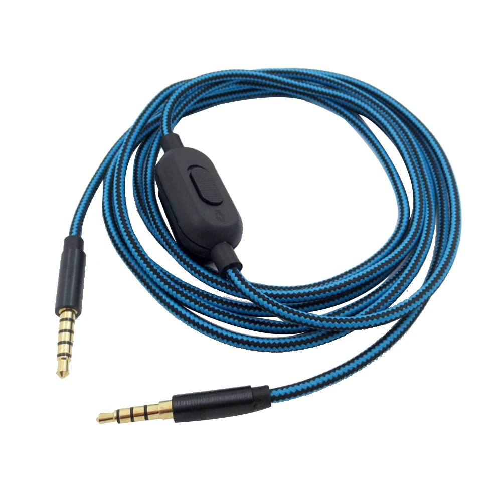 

Portable Headphone Cable Audio Cord Line for A40 A30 Earphones Headset Accessories(Volume Control)