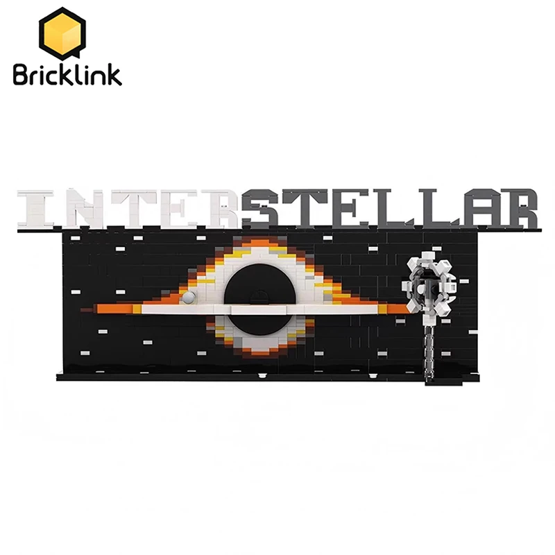 Фото Bricklink Creative MOC Moive Межзвездная сквозь черное отверстие Наборы моделей сцены DIY Строительные блоки Детские игрушки Рождественский подарок №1