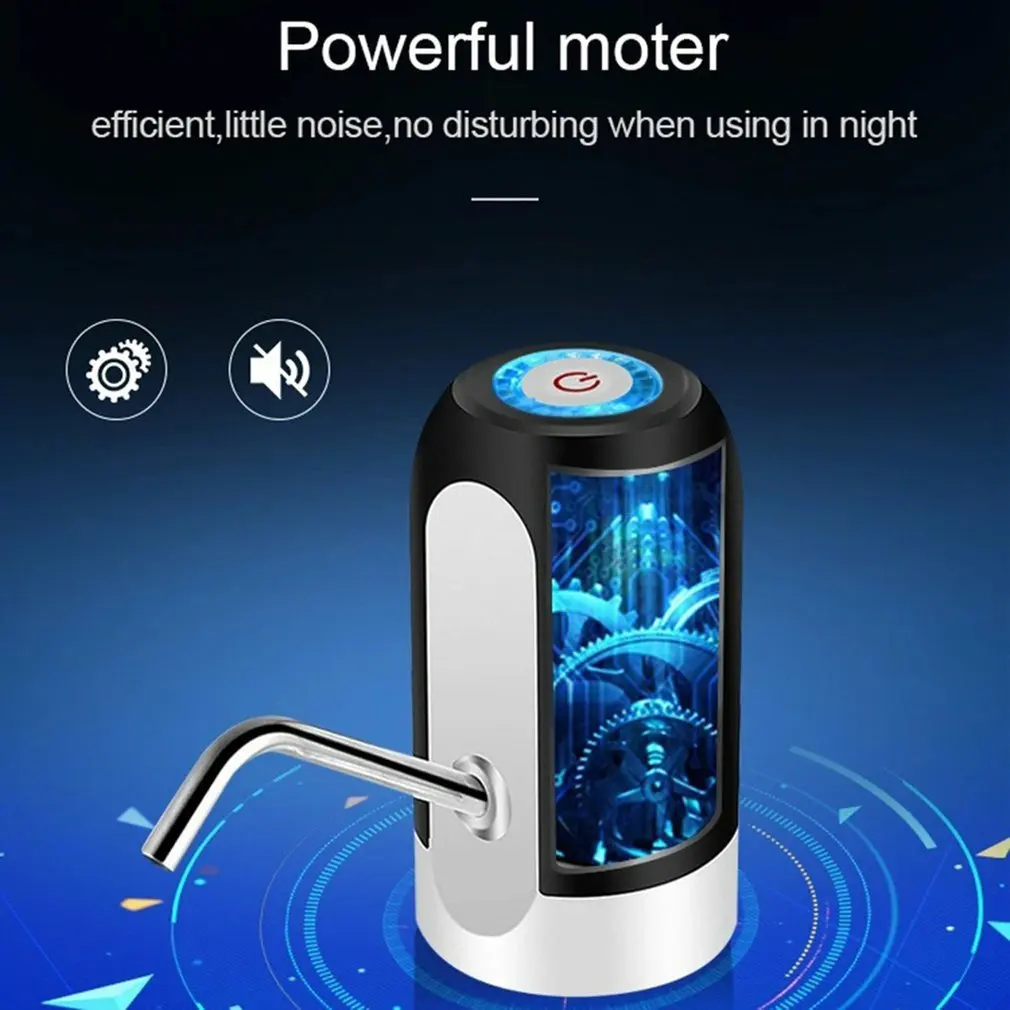 2021 New Water Bottle Pump USB Charging Automatic Electric Dispenser Auto Switch Drinking | Дом и сад