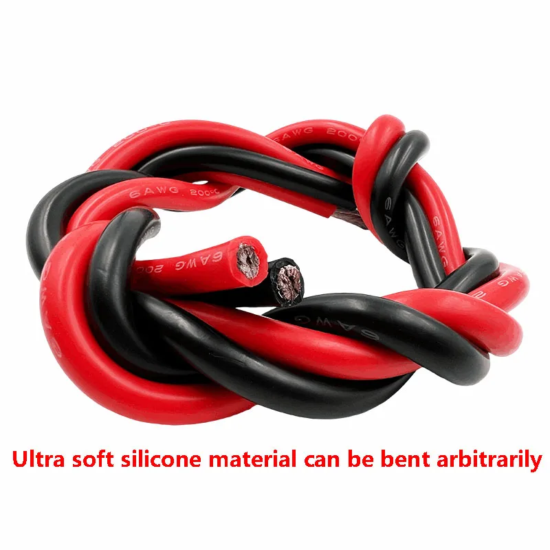 1 шт. силиконовый кабель для автомобильных аккумуляторов 28-18 AWG