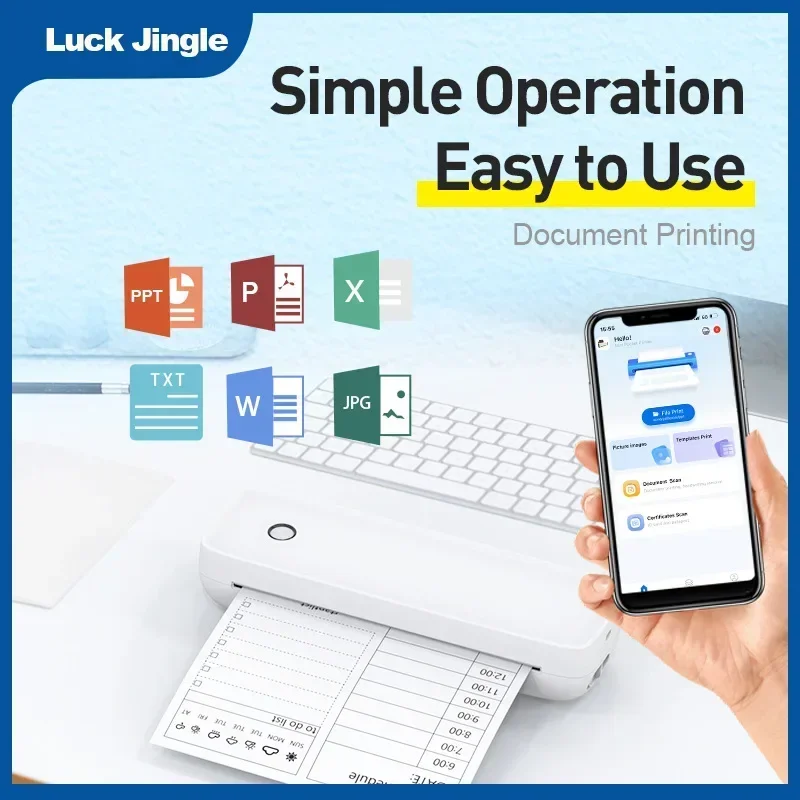 Бесчернильный принтер для татуировок портативный термопринтер формата А4