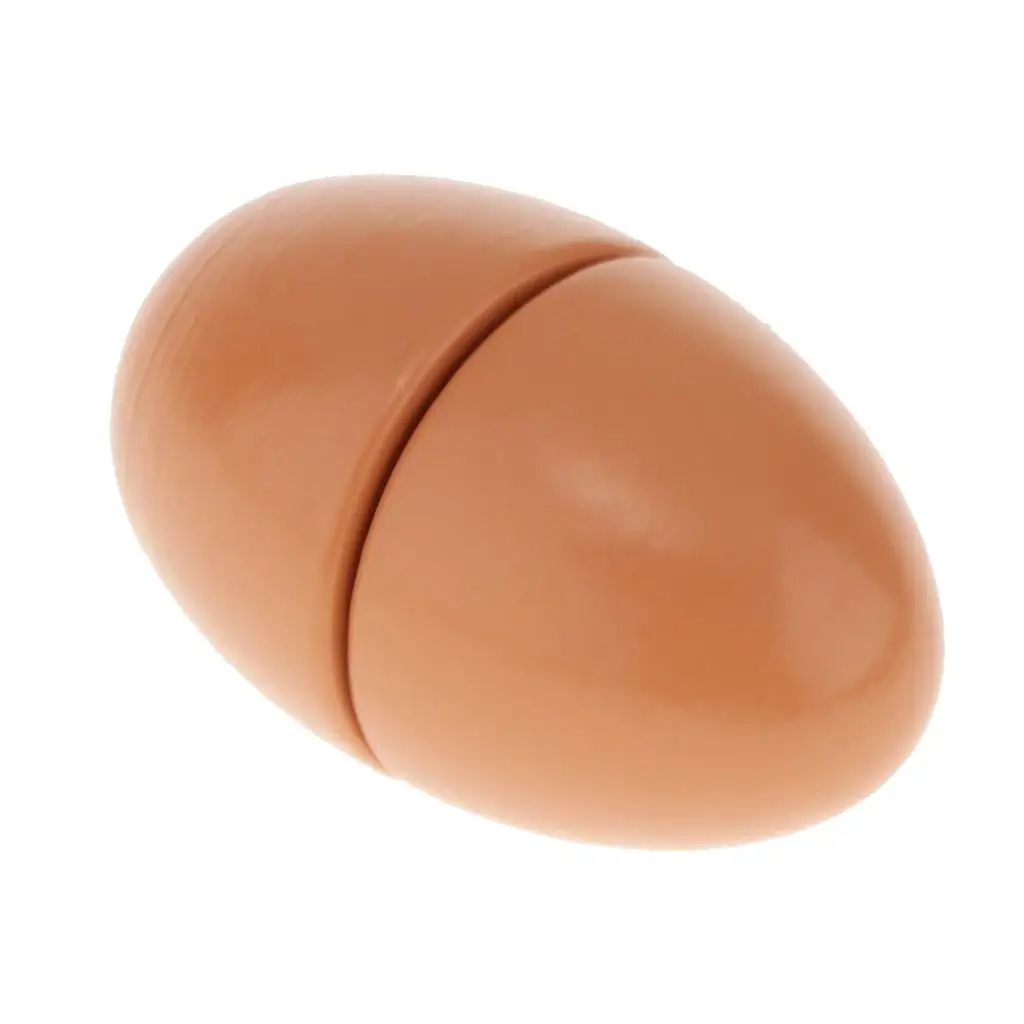 

Wooden 2-Sections Connected Egg Children Pretend Preschool