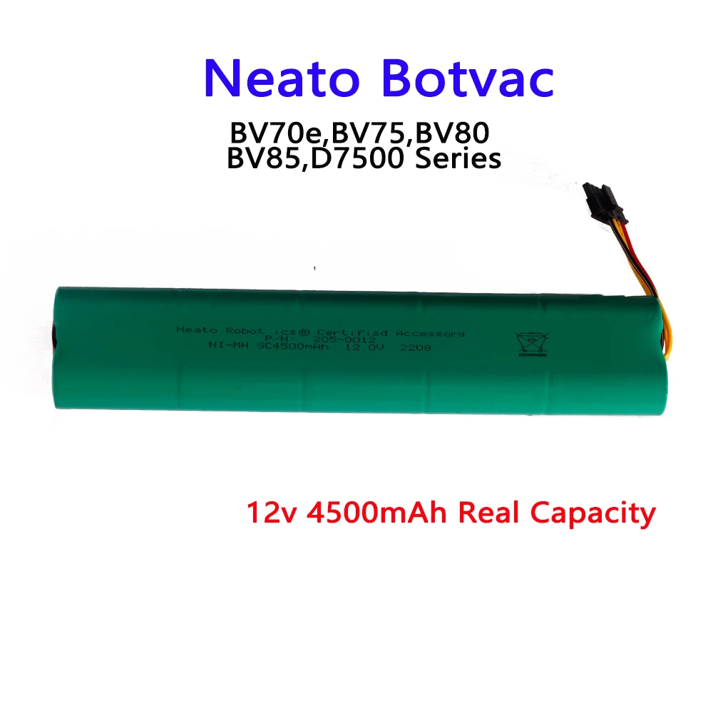 

Аккумулятор для пылесоса Neato Botvac серии BV70e,BV75,BV80,BV85,D7500,D8000,D8500,D70e,D75,D80,D85,75,80,85, мАч 12 В