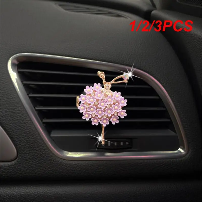 

1/2/3PCS Girl Car Air Conditioner Vent Daisy Perfume Clip Exquisite Decoration Cute Accessories All for Car Accessories for