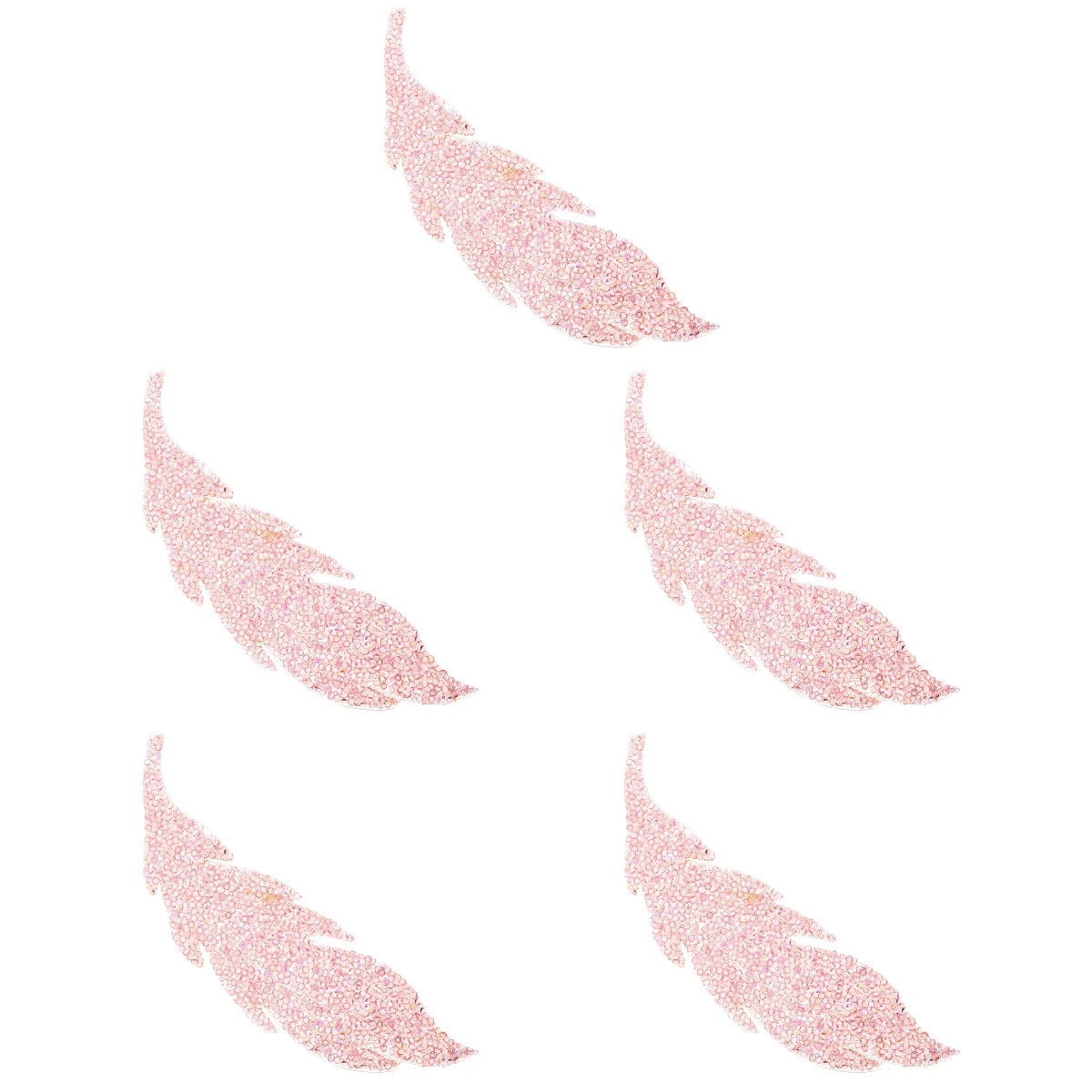 

Leaf Ironing Stickers Clothes Repairing Patch Headband DIY Applique Rhinestones Garment Patches Clothing