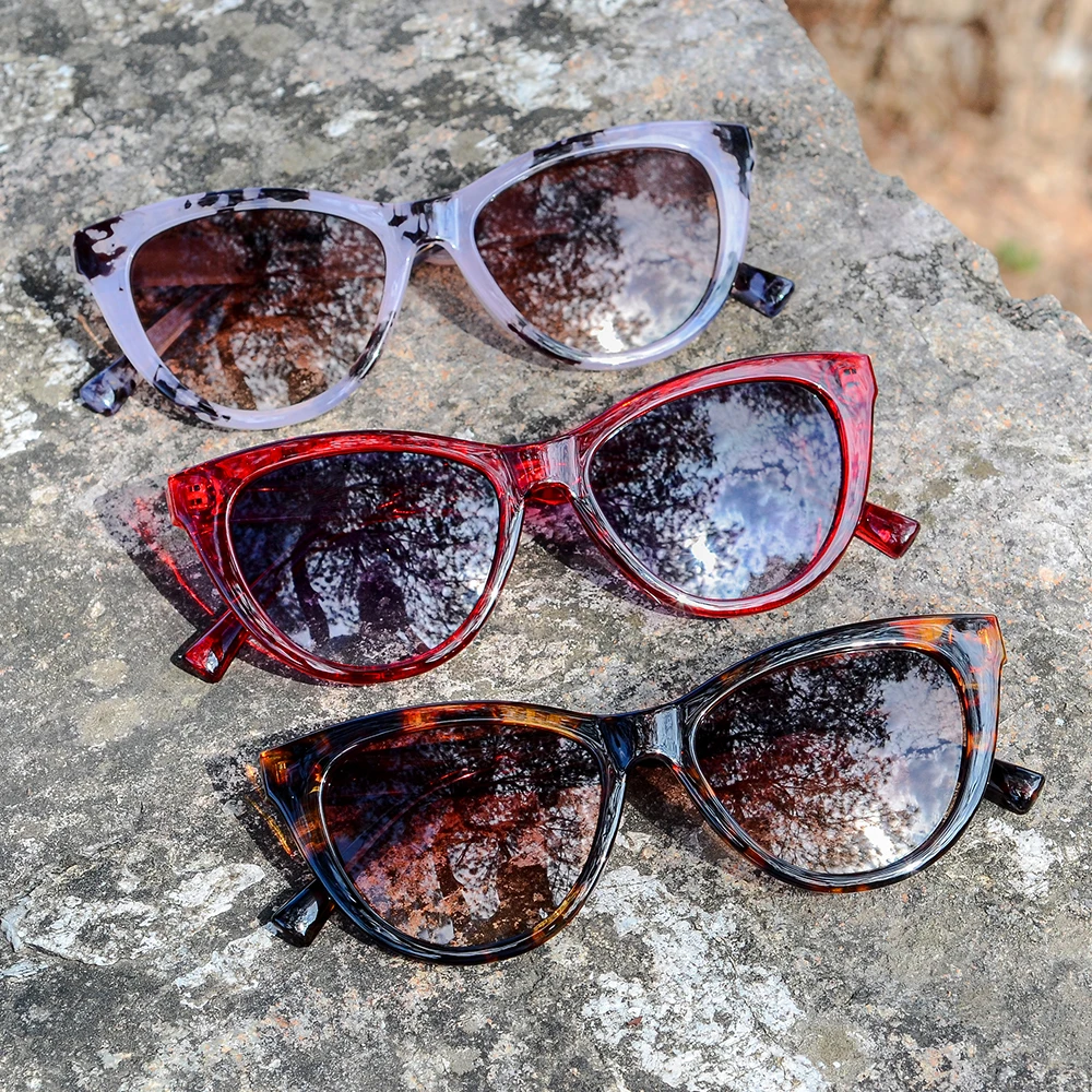 CRIXALIS винтажные сексуальные роскошные солнцезащитные очки кошачий глаз женские