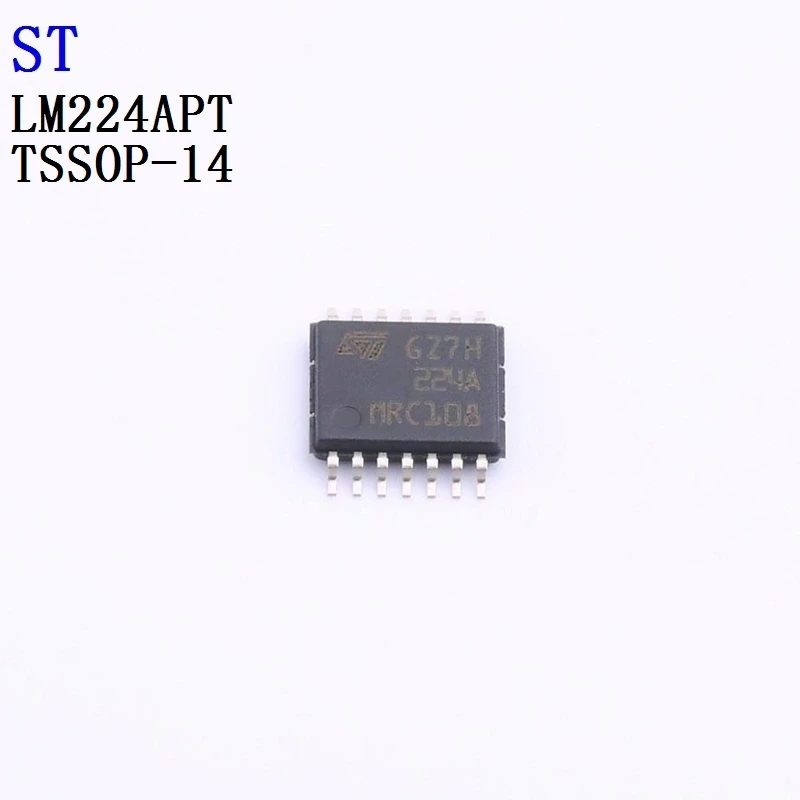 

5PCS LM224APT LM224DT LM224PT LM224QT LM234DT ST Operational Amplifier