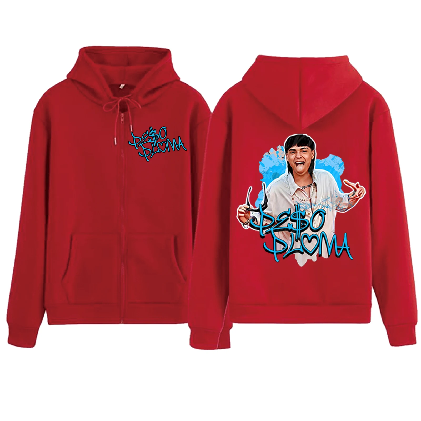 Толстовка с капюшоном на молнии в стиле Харадзюку