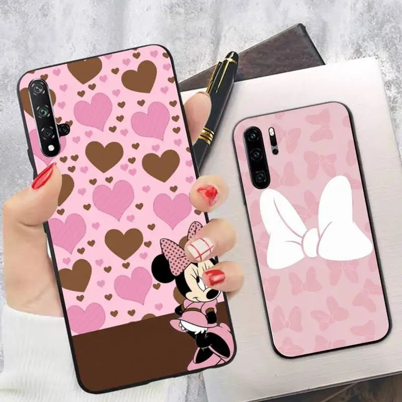 

Disney Minnie Phone Case for Huawei P30 40 20 10 8 9 lite pro plus Psmart2019
