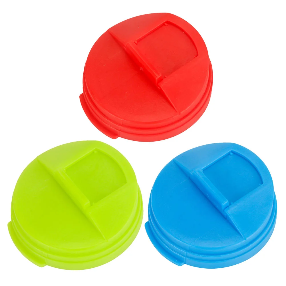 

3 Pcs Silicone Cup Lids Drinks Can Caps Coke Beverage Covers Soda Splash-proof Cans