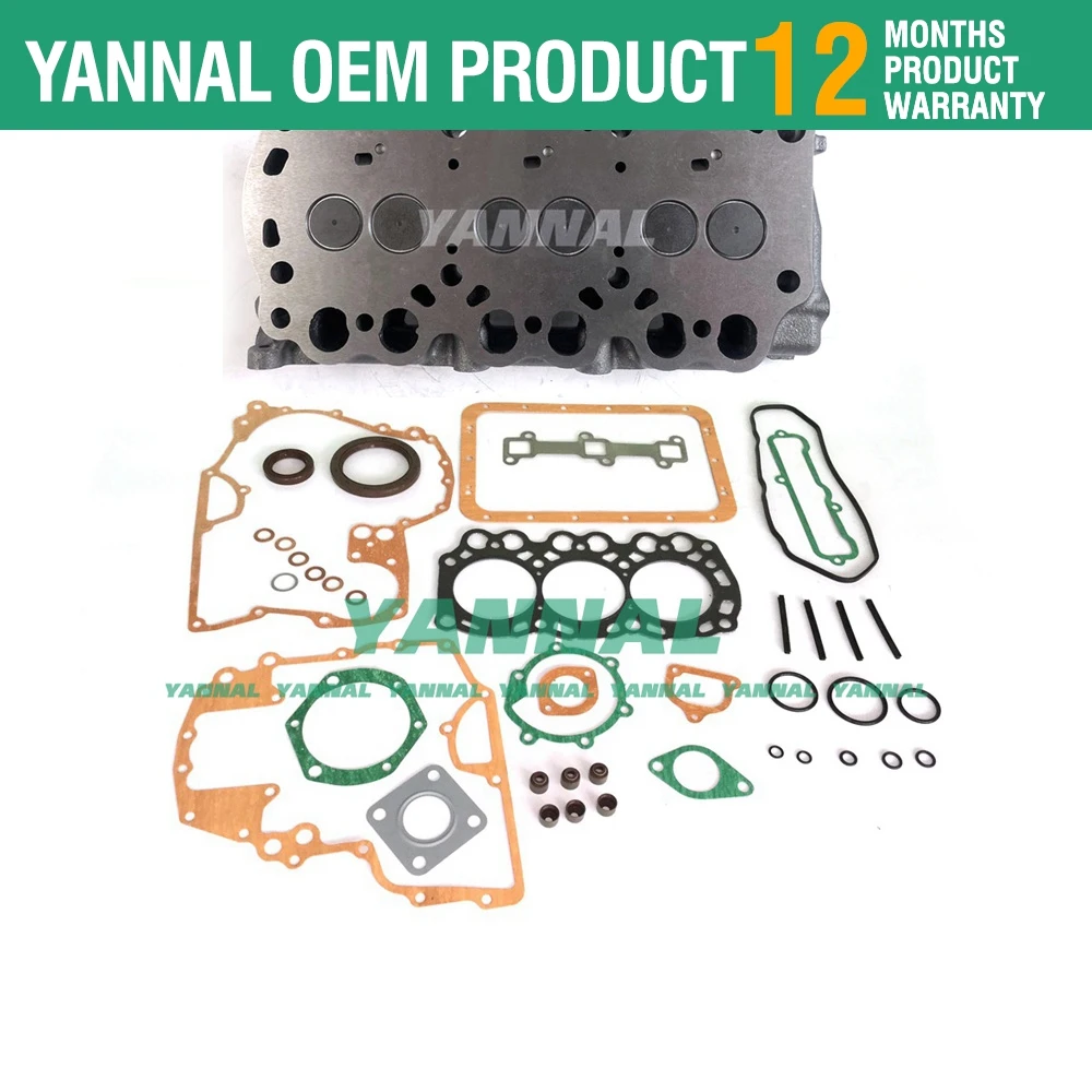 Головка блока цилиндров L3E в сборе для двигателя Mitsubishi Caterpillar 301.5CR 301.6C 301.8C