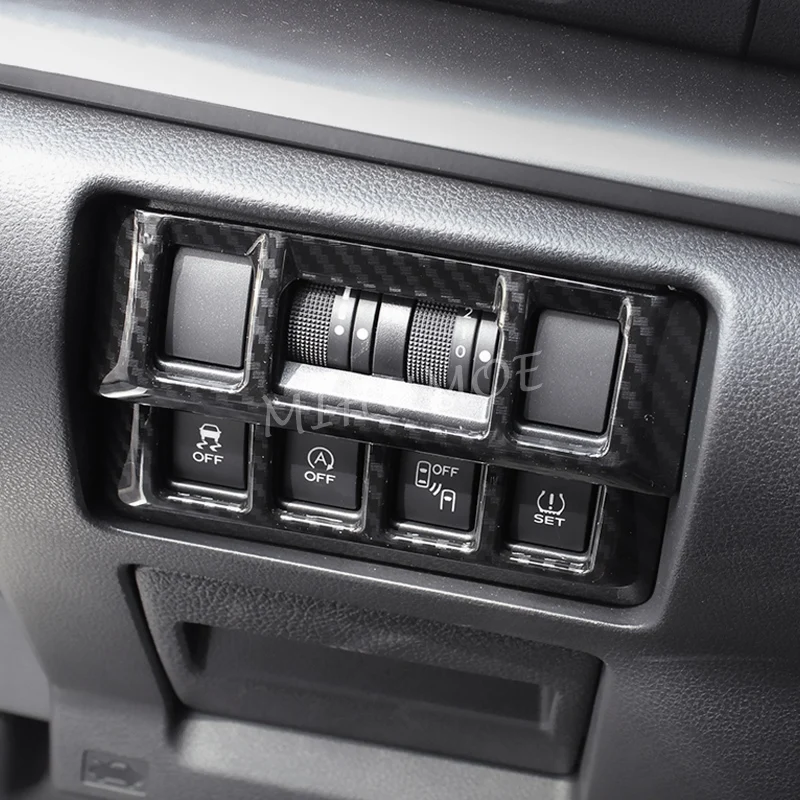 

Для Subaru Impreza Crosstrek XV 2018-2023 углеродное волокно, внутренняя центральная консоль, переключатель приборной панели, аксессуары