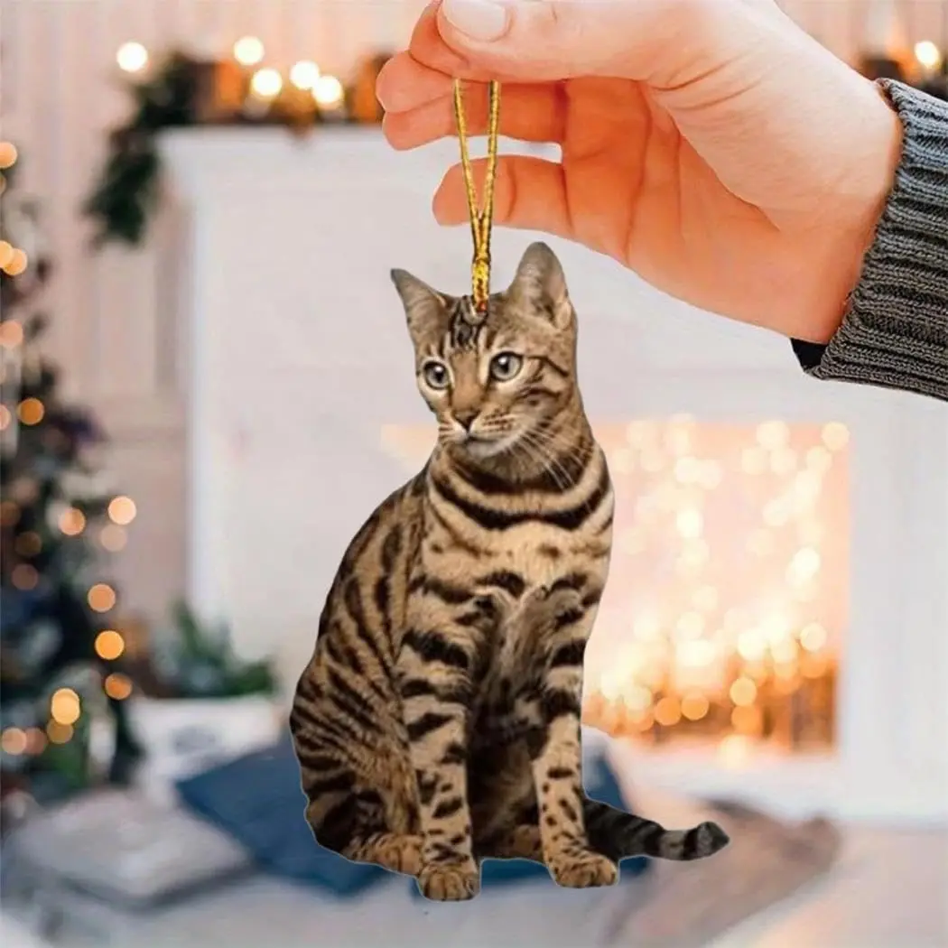 

Подвеска с милым котом, подвесное украшение, реалистичное зеркало заднего вида с животными, подвесной декор, автоинтерьер, доступ к домашней вечеринке, подарок для детей