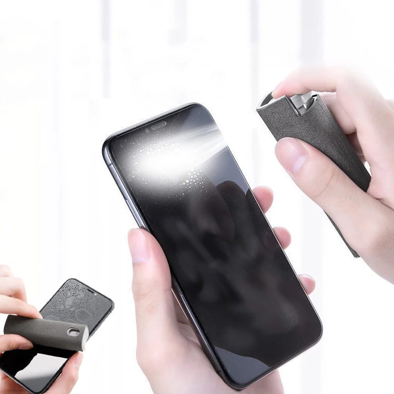 

phone clean screens spray Computer Screen Cleaner Spray Dust Removal Microfiber Cloth Cleaning Artifact Without Cleaning Liquid