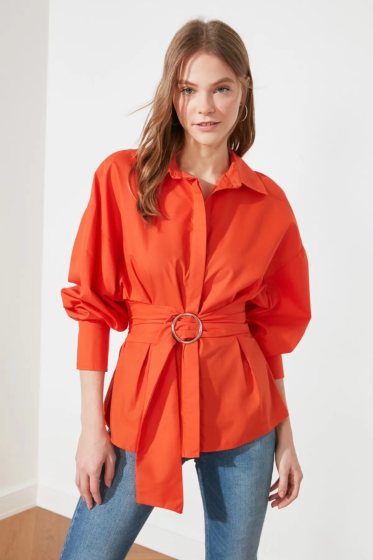 

Trendyol Balloon Sleeve Shirt TWOSS21GO0556