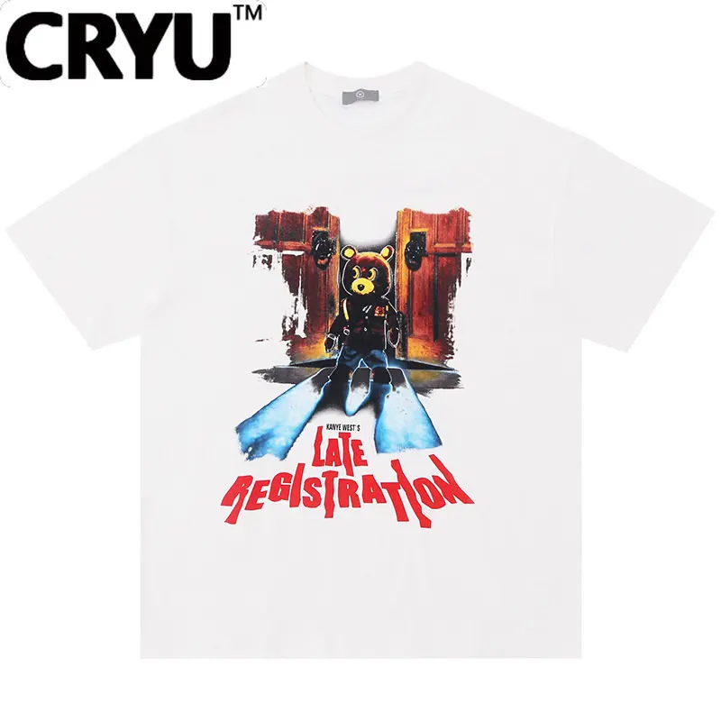 

CRYU Dropout bear print shirt