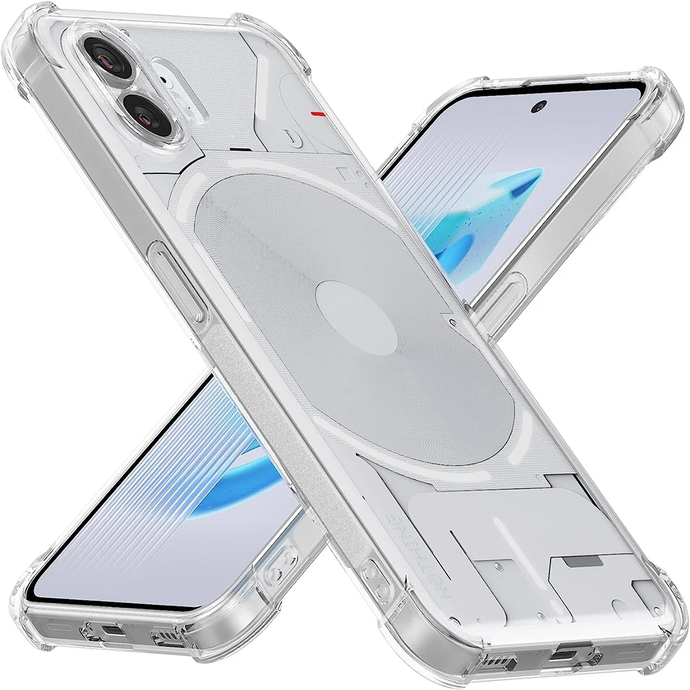 Чехол для телефона 1 2 усиленный угловой Мягкий ТПУ Прозрачный ударопрочный чехол для телефона навигатора 1 Phone2 Couqe Funda