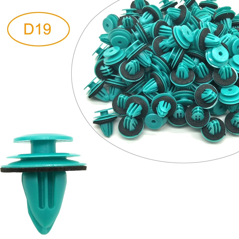 

Универсальные синие заклепки CNIKESIN для автомобильного брызговика, карточки для внутренней двери и отделки панели, зажимы с нажимом, синие за...