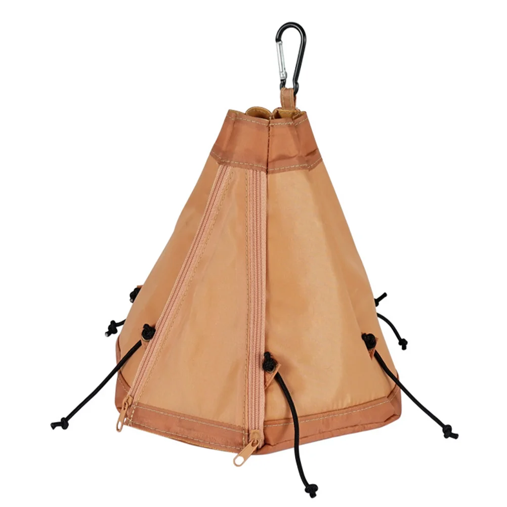 

1pc Tent Roll Paper Bag Zipper Tissue Bag Napkin Pouch for Outdoor Camping