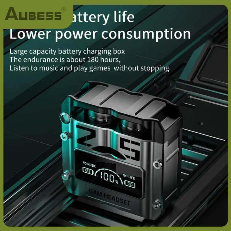 

Portable 9d Stereo Gaming Headset Touch Control 5.2 Wireless Earphone With Charging Box Tws Headphones For Gaming