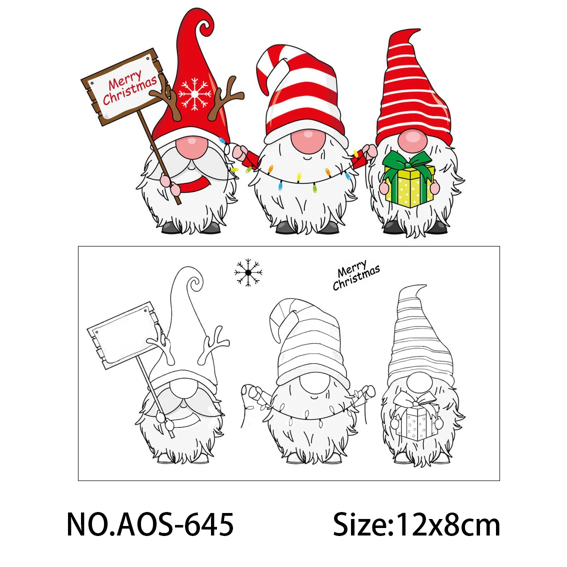 Christmas Santa Clause on Car Clear Stamps For DIY Scrapbooking Decorative Card Making Crafts Fun Decoration Supplies images - 6
