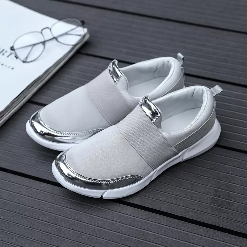 

2022NEW Spring Autumn Slip On Casual Sneakers Women Shoes Loafers Ladies Comfortable Flats Female Breathable Stretch Cloth