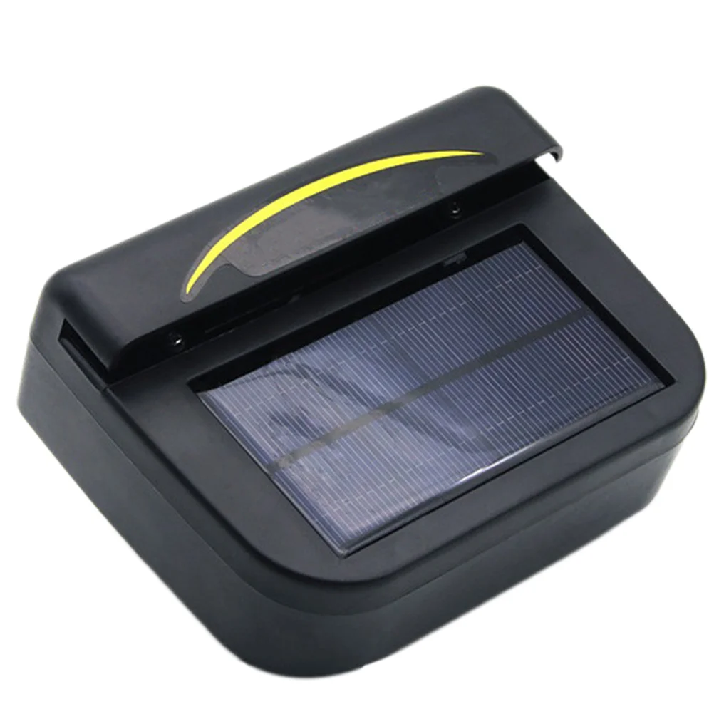 

Car Exhaust Fan Cool Cooler Solar Powered Auto Ventilation System Radiator Air Blower Truck