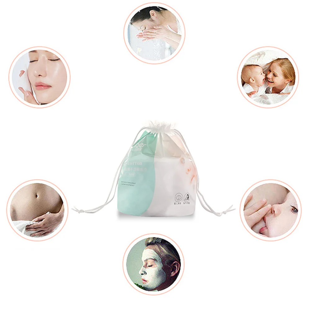

75PCS Comfortable Wet and Dry Dual Use Cleaning Cloth Facial Tissue Paper for Home Restaurant Babies