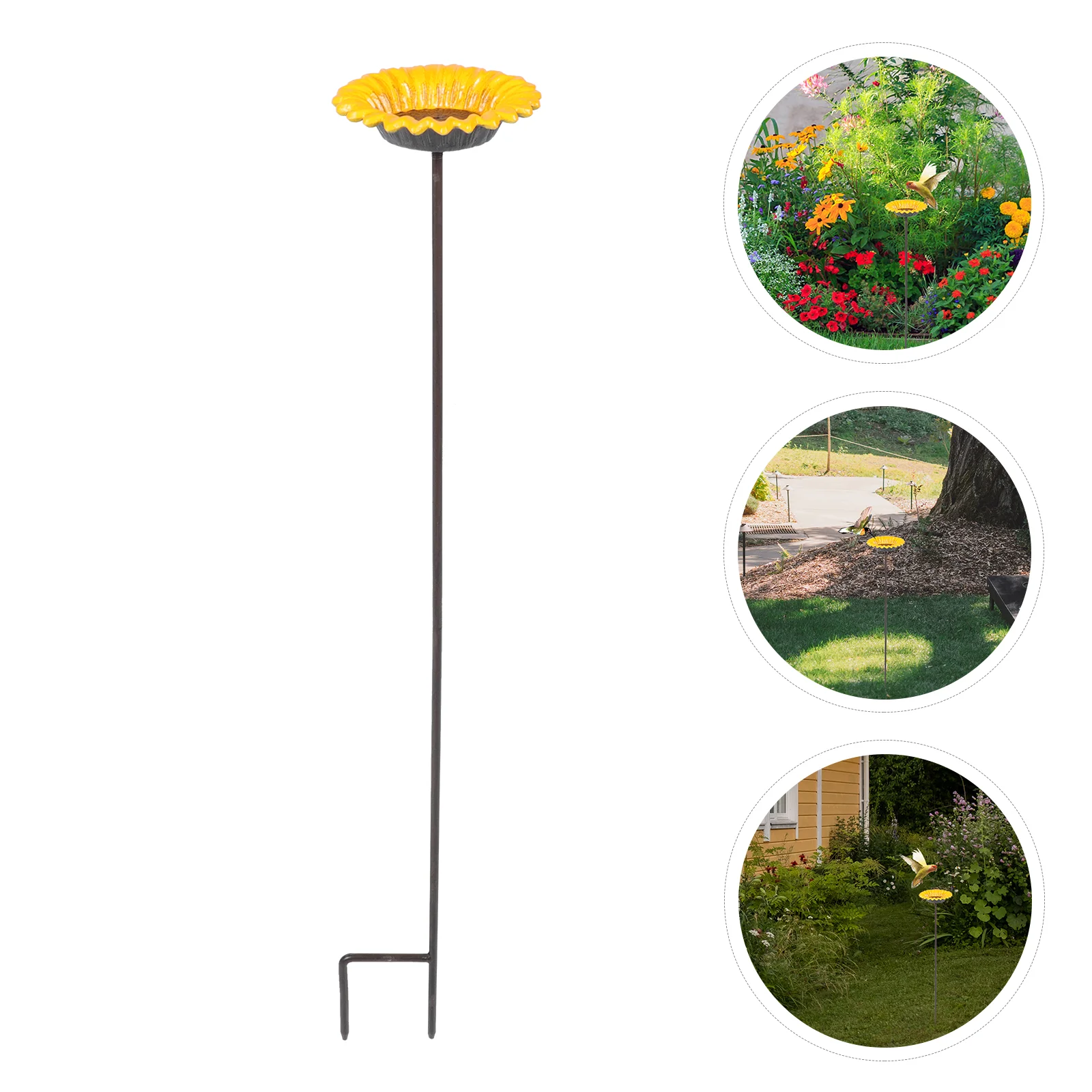 

Корм для птиц кормушка подсолнух Дизайн балкон украшение птицы железная кормушка