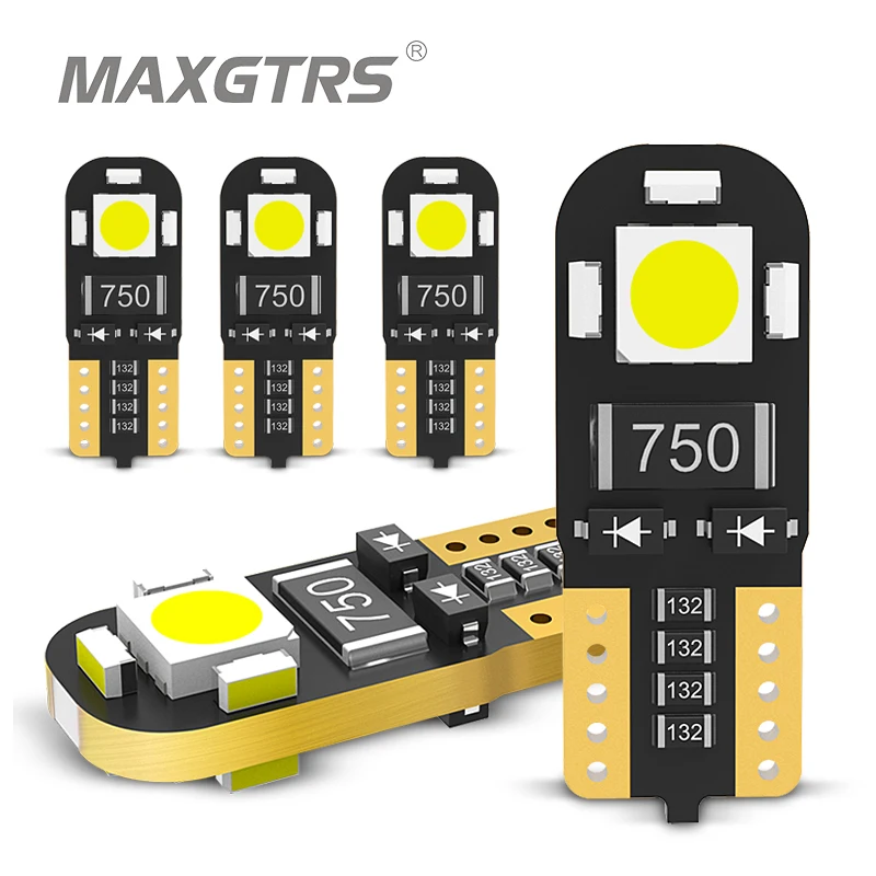 

Лампа светодиодная T10, 194, W5W, 5050, 3014, клиновидный для салона, для чтения, для BMW, Audi, Mercedes