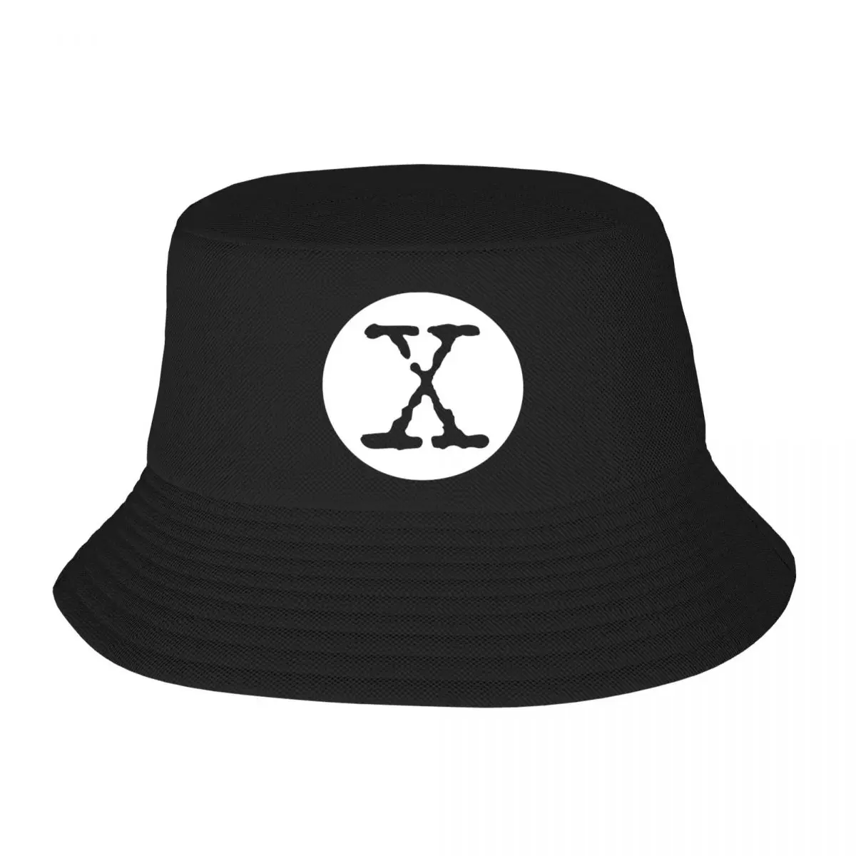 

X Files X Bucket Hats Fisherman Cap Street Fishing Hat Bob Reversible Panama Hat Outdoor Sunbonnet Beach Cap Mom Pattern